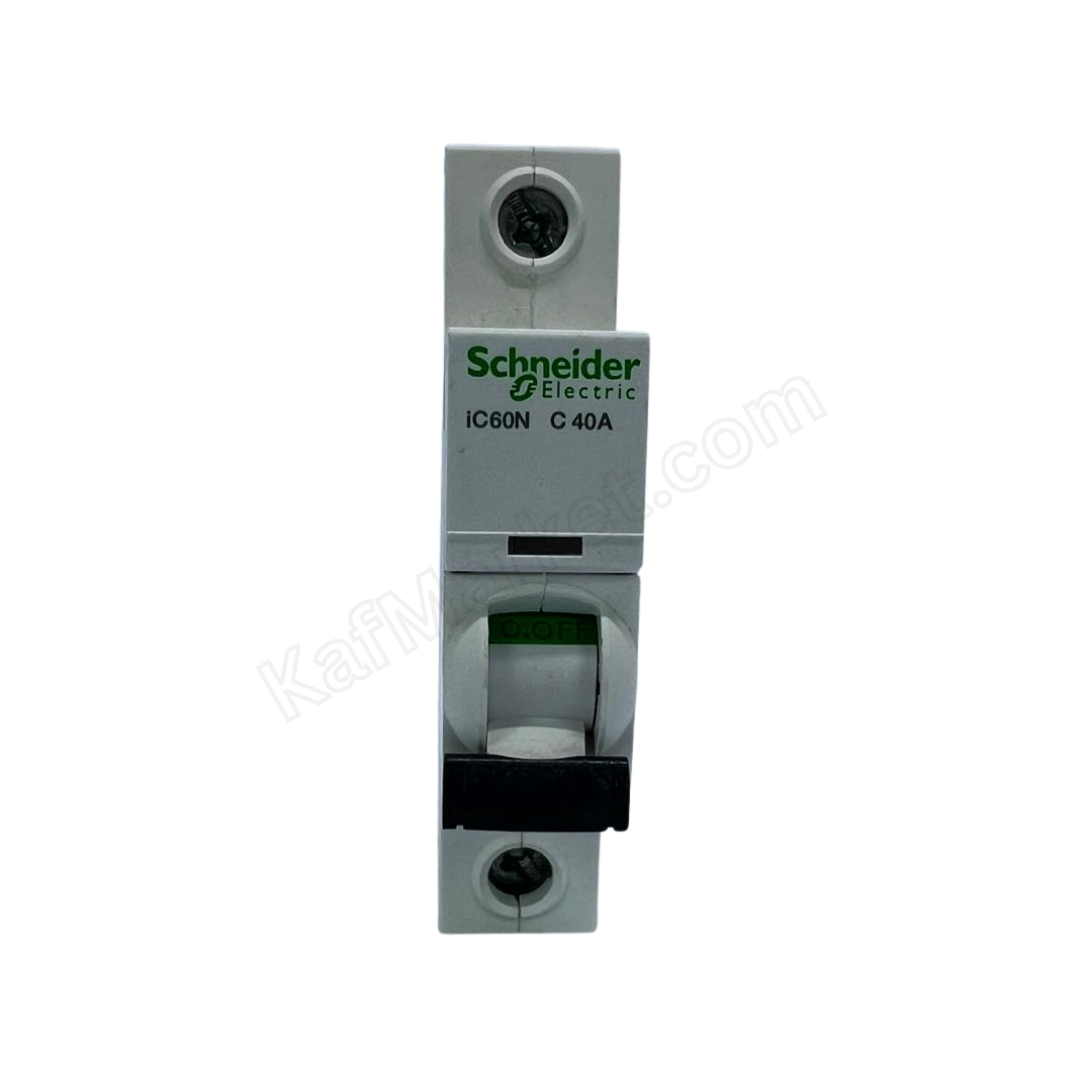 40A 1P Miniature Circuit Breaker (MCB), 6kA Schneider Electric   قاطع احادي 40 امبير 6ك 1 بول شنايدر الكتريك