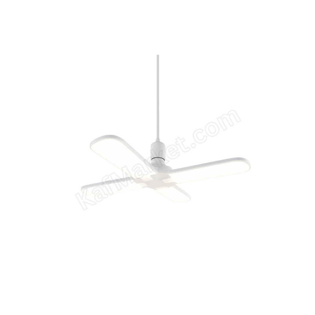 لمبه مروحة 3 ريشه 38 وات ابيض         fan lamp 3 blade  38W white