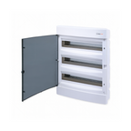 لوحة توزيع ٣٦ خط | درجة حماية آي بي ٤٠، ٦٣ أمبير، ٥٤ موديول (٣×١٨)، غطاء شفاف  ‎36-line panel board | IP40 rating, 63 A, 54 modules (3×18), transparent cover‎