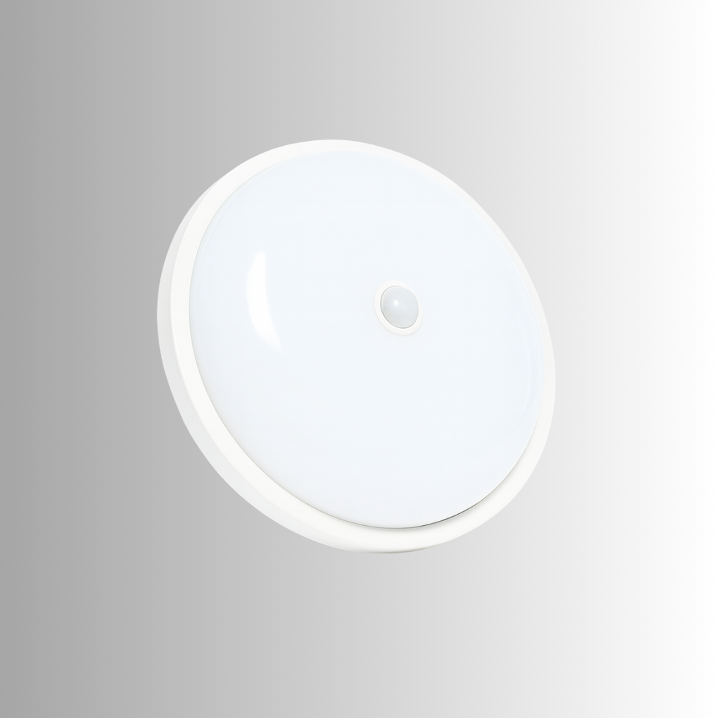 كشاف حساس حركة دائري أبيض ٢٠ وات  ‎20W round white motion-sensor light‎