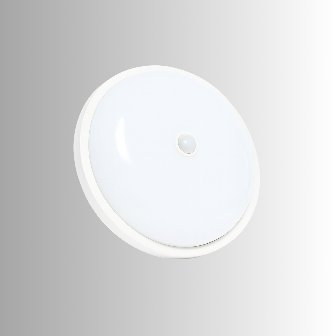 كشاف حساس حركة دائري أبيض ٢٠ وات  ‎20W round white motion-sensor light‎