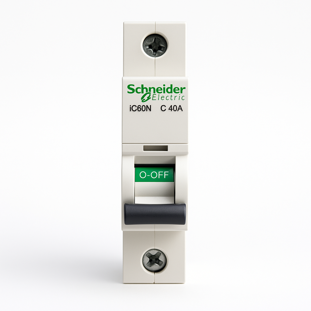 40A 1P Miniature Circuit Breaker (MCB), 6kA Schneider Electric   قاطع احادي 40 امبير 6ك 1 بول شنايدر الكتريك