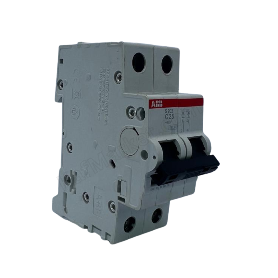25A 2P Miniature Circuit Breaker (MCB), 6kA  ABB   قاطع ثنائي 25 امبير 6 ك 2 بول