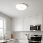 كشاف حساس حركة دائري أبيض ٢٠ وات  ‎20W round white motion-sensor light‎