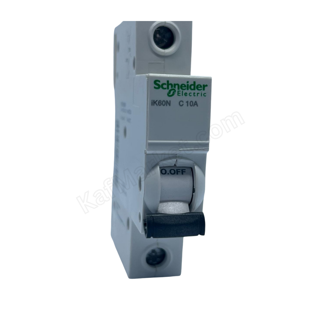 10A 1P Miniature Circuit Breaker (MCB), 6kA Schneider Electric   قاطع احادي 10 امبير 6ك 1 بول شنايدر الكتريك