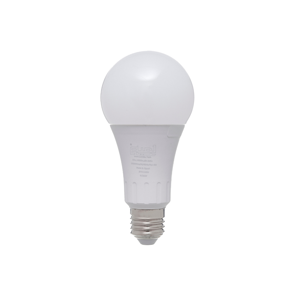 لمبة ليد ١٥ وات إيه٧٠ ضوء أبيض/دافئ | موفّرة للطاقة ٩٠٪، عمر ٣٠٬٠٠٠ ساعة، كفاءة إيه++  ‎LED bulb 15W A70 | cool white/warm white, 90% energy saving, 30,000-hour lifespan, A++ efficiency‎