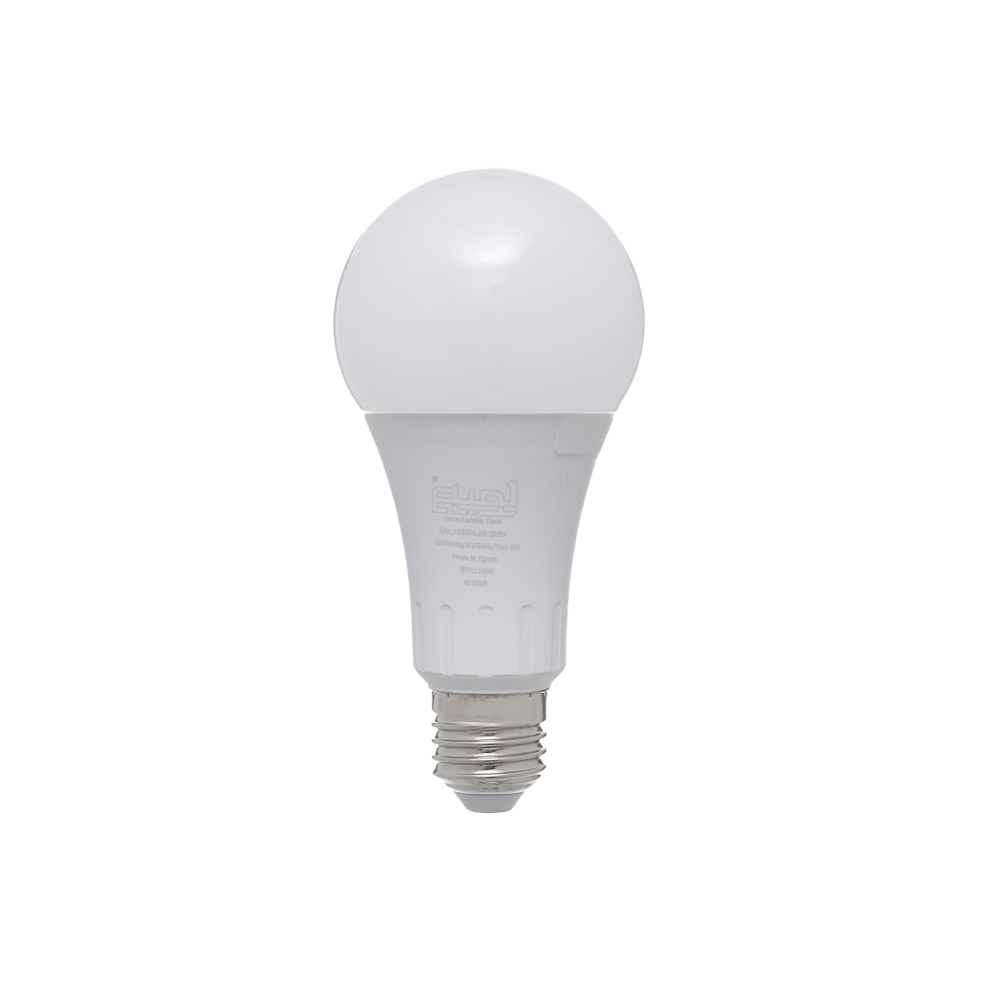 لمبة ليد ١٥ وات إيه٧٠ ضوء أبيض/دافئ | موفّرة للطاقة ٩٠٪، عمر ٣٠٬٠٠٠ ساعة، كفاءة إيه++  ‎LED bulb 15W A70 | cool white/warm white, 90% energy saving, 30,000-hour lifespan, A++ efficiency‎