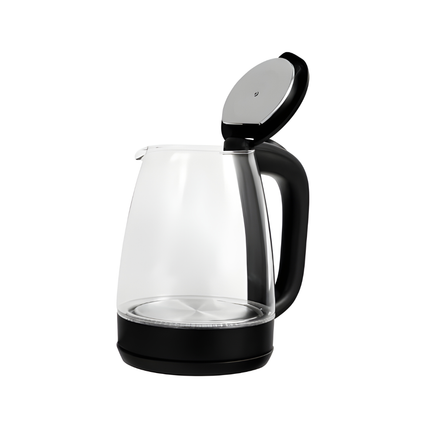 غلاية مياه فريش الكهربائية - زجاج - 1.7 لتر - متعدد الالوان