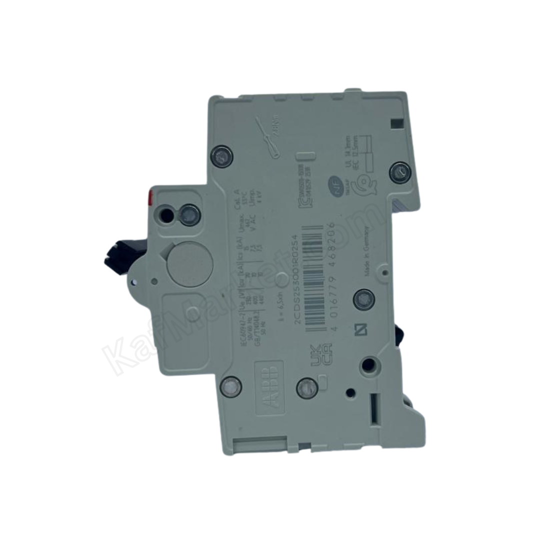 25A 3P Miniature Circuit Breaker (MCB), 6kA  ABB   قاطع ثلاثي 25 امبير 6 ك 3 بول