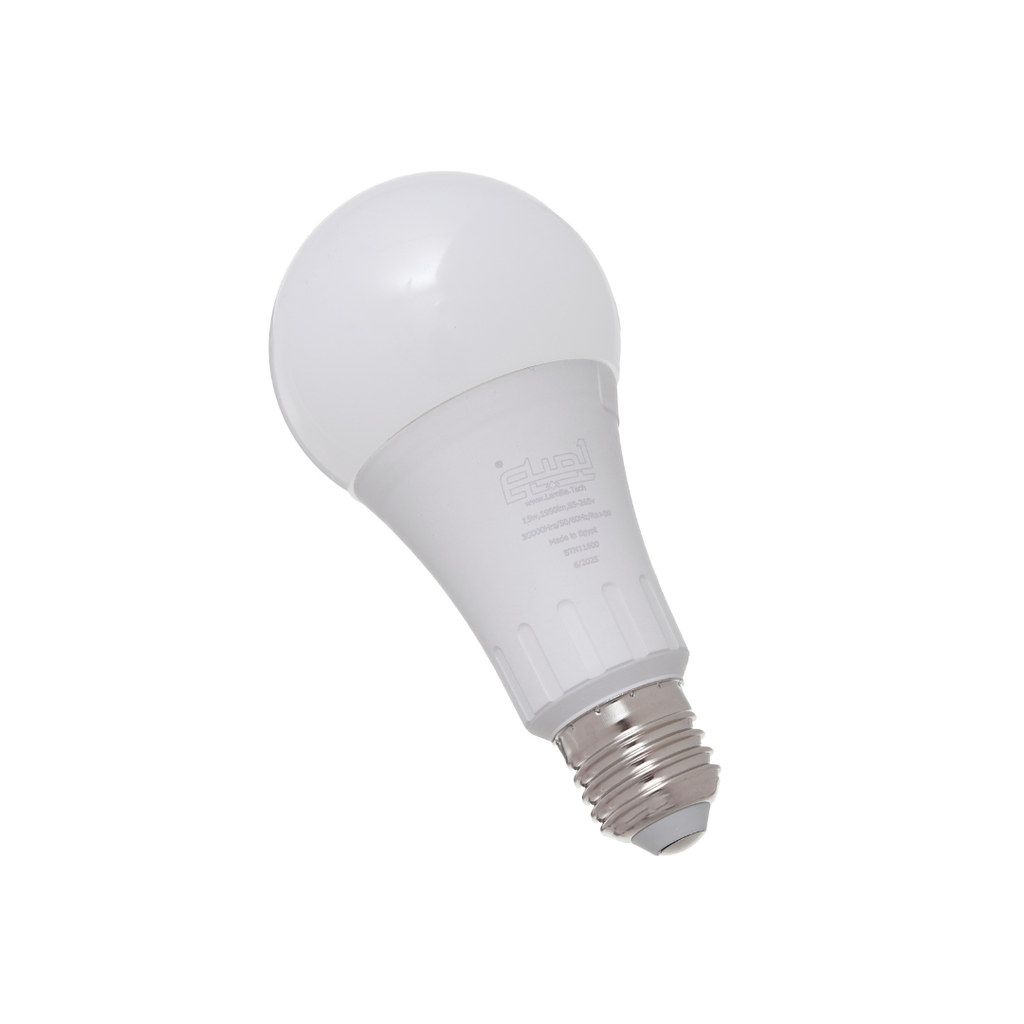 لمبة ليد ١٥ وات إيه٧٠ ضوء أبيض/دافئ | موفّرة للطاقة ٩٠٪، عمر ٣٠٬٠٠٠ ساعة، كفاءة إيه++  ‎LED bulb 15W A70 | cool white/warm white, 90% energy saving, 30,000-hour lifespan, A++ efficiency‎