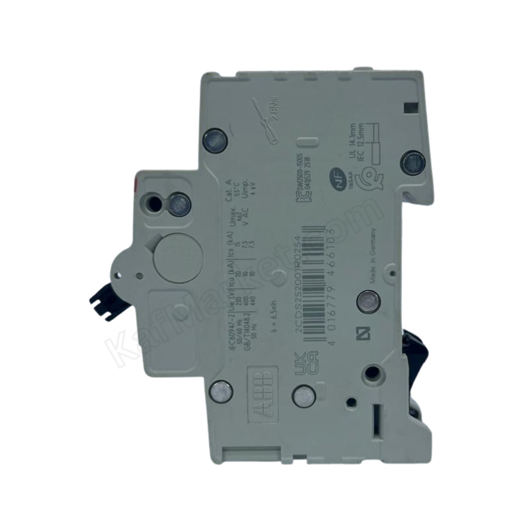 25A 2P Miniature Circuit Breaker (MCB), 6kA  ABB   قاطع ثنائي 25 امبير 6 ك 2 بول