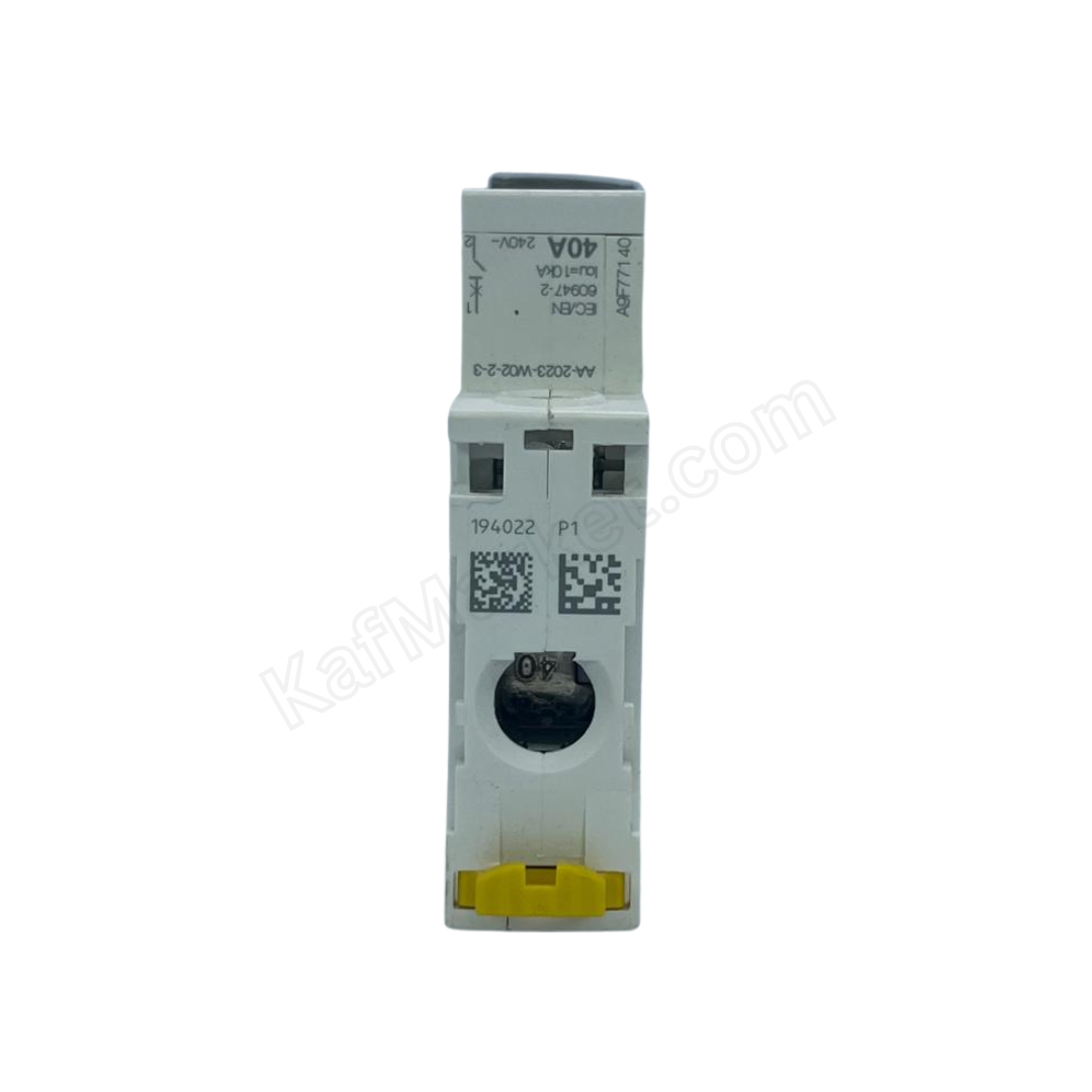 40A 1P Miniature Circuit Breaker (MCB), 6kA Schneider Electric   قاطع احادي 40 امبير 6ك 1 بول شنايدر الكتريك