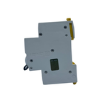 قاطع تيار مصغّر (إم-سي-بي) أحادي بتيار ١٠ أمبير، قدرة قطع ٦ كيلو أمبير، قطب واحد، من شنايدر إلكتريك  ‎10A 1P Miniature Circuit Breaker (MCB), 6 kA, Schneider Electric‎