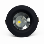 إسبوت بيلكوم زوجي أسود 12 وات | COB LED، تصميم عصري بإطار أسود مطفي – -Belcom 12W Black Frame Spotlight