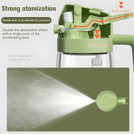 بخاخة زيت زيتون 2 في 1 – سعة 470 مل – لون أخضر