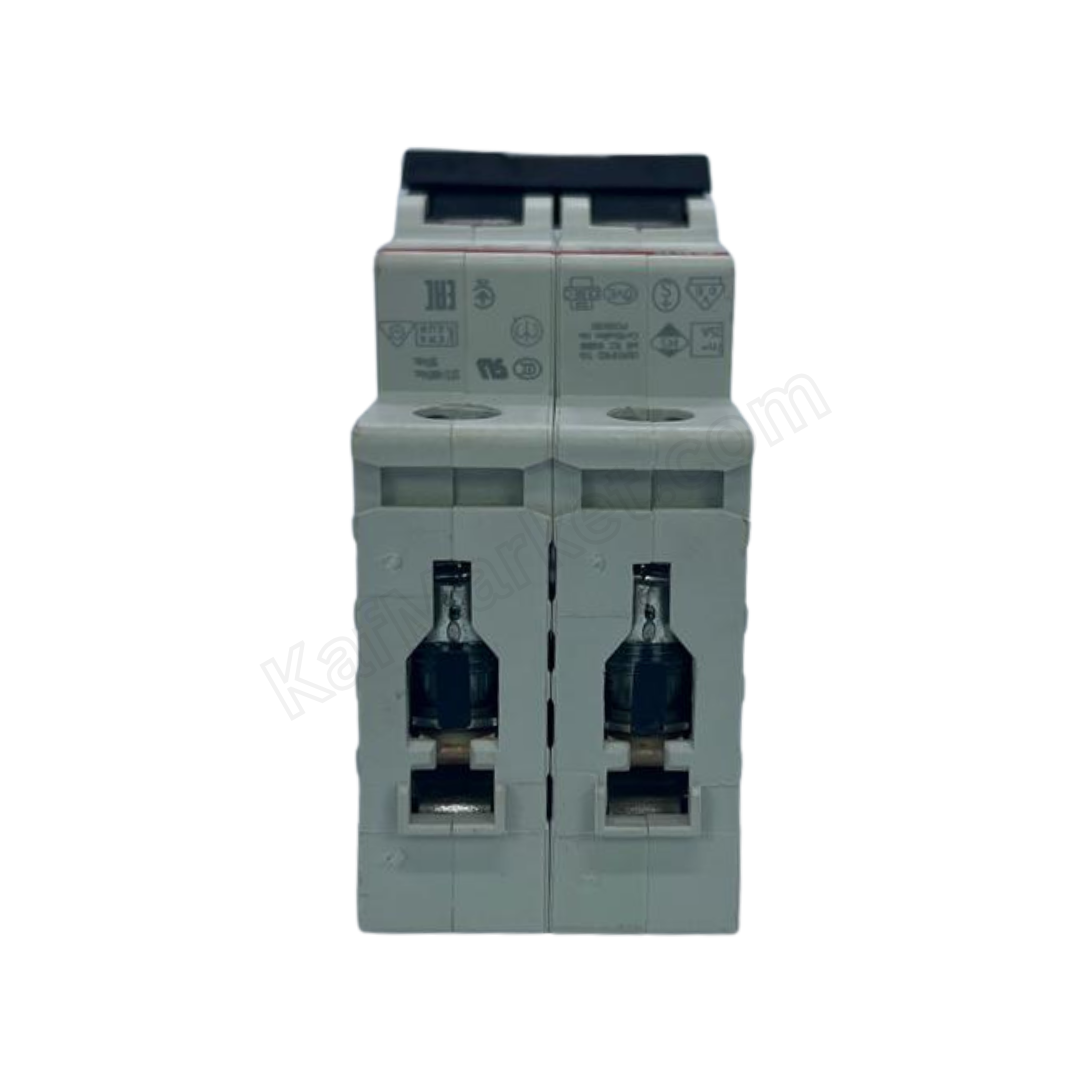 25A 2P Miniature Circuit Breaker (MCB), 6kA  ABB   قاطع ثنائي 25 امبير 6 ك 2 بول