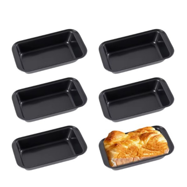 صينية خبز مستطيلة غير لاصقة من أتيج ستيل كربوني – أسود