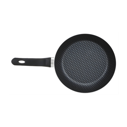 طقم طاسة قلي تفلون من تروفال، قطعتين (مقاس 16-22)، احمر غامق