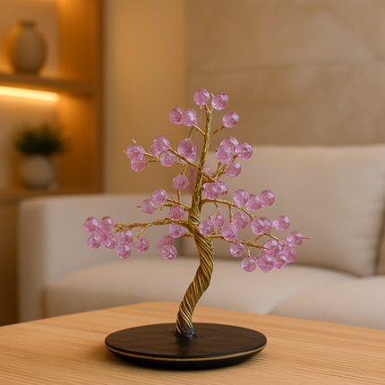 شجرة ديكور كريستالية – تصميم فاخر يضيف طاقة إيجابية وأناقة لأي مساحة