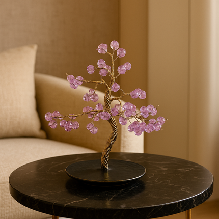 شجرة ديكور كريستالية – تصميم فاخر يضيف طاقة إيجابية وأناقة لأي مساحة