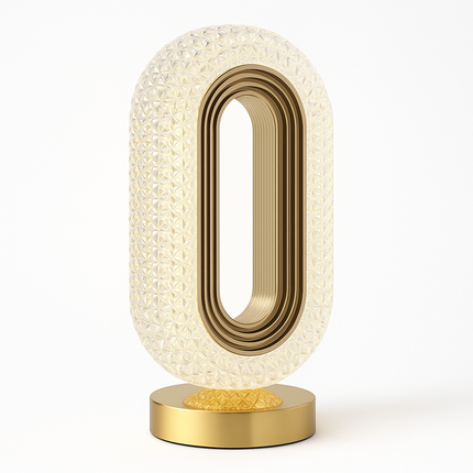 أباجورة كريستالية مودرن بالشحن واللمس – فخامة الإضاءة مع تحكم كامل في الأجواء