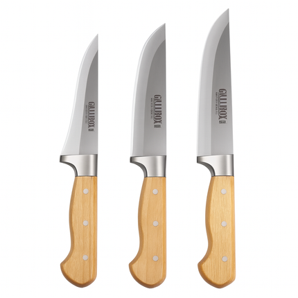 طقم سكاكين مطبخ تركية، 3 قطع