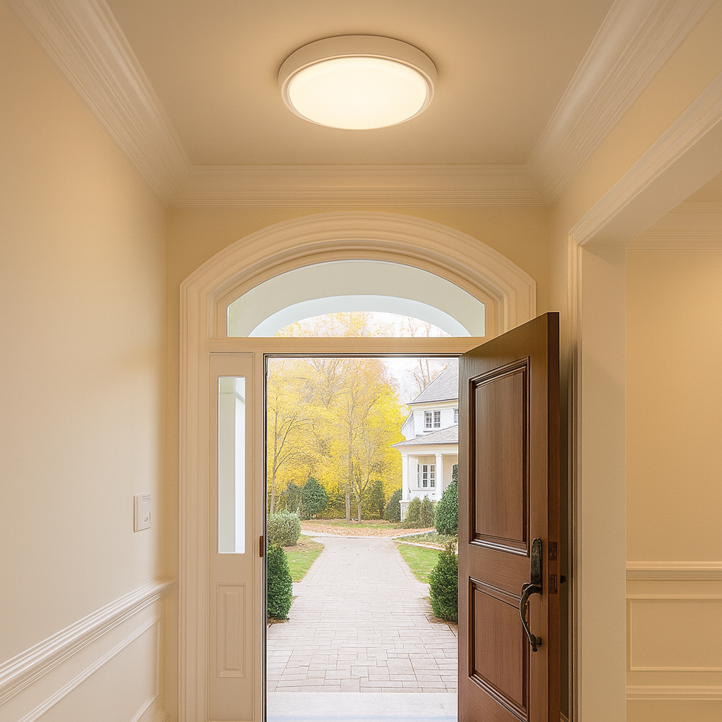 جلوب دائري ٢٥ وات، أبيض أو اسود، مقاوم للماء  ‎25W round globe, white or Black, waterproof‎