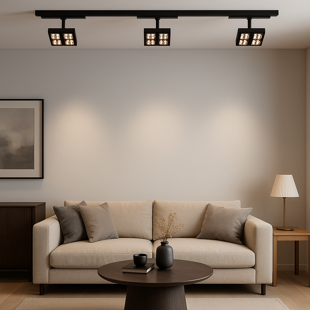 اسبوت لِد مجنتك ١٥ وات – موديل ٤ عيون  ‎LED magnetic spotlight 15W – 4-eye model‎