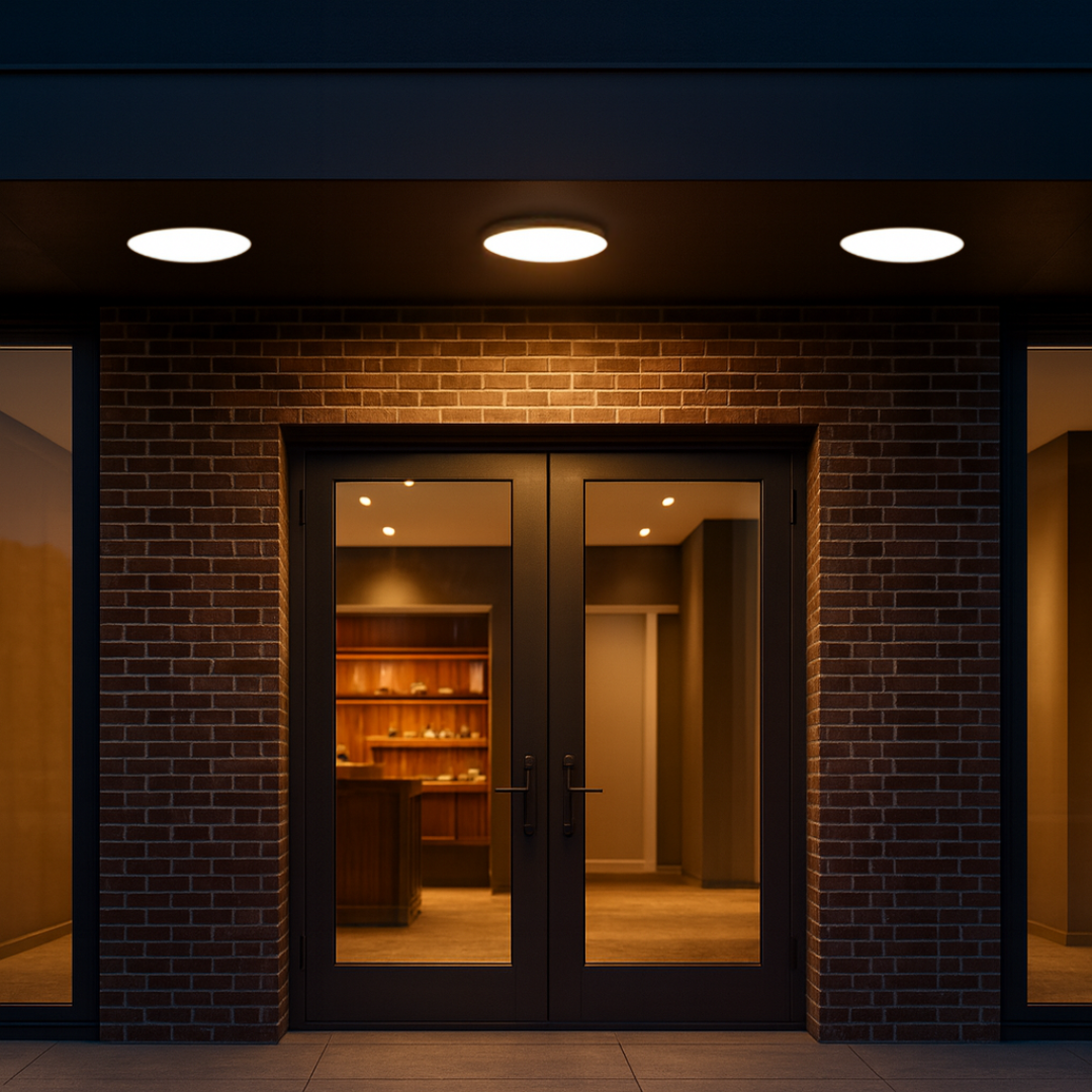 بلفنيرة ٣٦ وات بلاستيك (داخلي أو خارجي)  ‎36W plastic bulkhead light (indoor or outdoor)‎