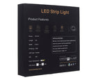 مجموعة أشرطة إضاءة LED نيون 12 فولت و 20 وات و5 أمتار مقاوم للماء بدرجة حماية من أتربة والماء IP20 ذاتي اللصق بضوء بارد العمر الأفتراضي 50,000 ساعة 2 عبوة بــ 4 قطع   ابيض واصفر - image 7