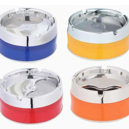 طفاية سجائر بغطاء دوّار – ألوان متعددة