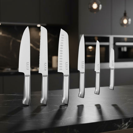 طقم سكاكين سميج  بريميوم – 6 قطع من الستانلس ستيل SMEG