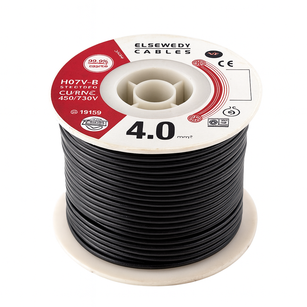 سلك مجدول السويدي 4.0 مم² – El Sewedy Solid Wire 4.0mm²