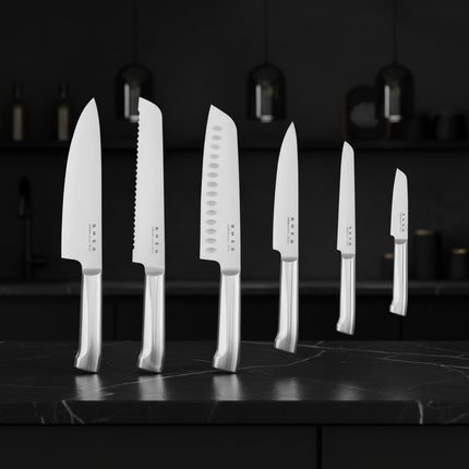 طقم سكاكين سميج  بريميوم – 6 قطع من الستانلس ستيل SMEG