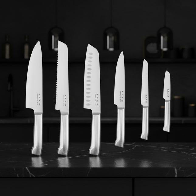 طقم سكاكين سميج  بريميوم – 6 قطع من الستانلس ستيل SMEG