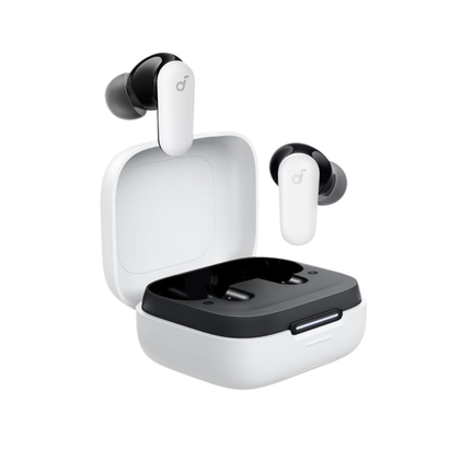 سماعات أذن لاسلكية ساوندكور من أنكر R50i NC – لون أبيض