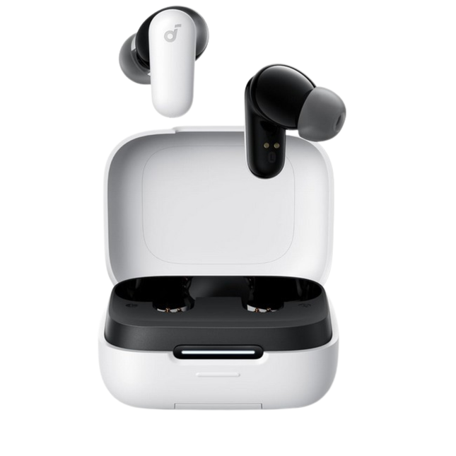 سماعات أذن لاسلكية ساوندكور من أنكر R50i NC – لون أبيض