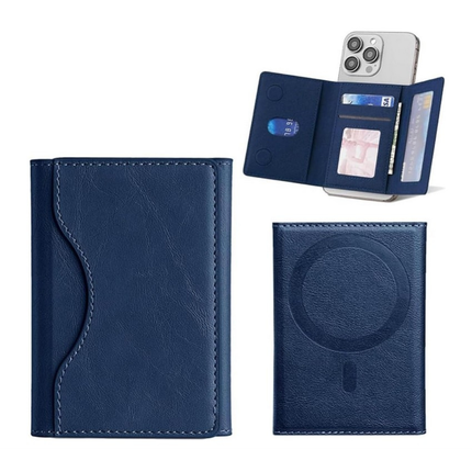 محفظة جلد مغناطيسية – تصميم عصري فاخر متعدد الاستخدام