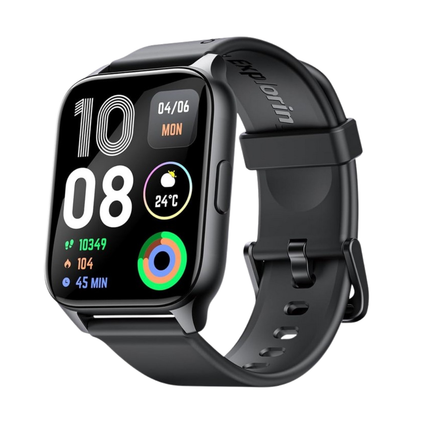 ساعة ذكية Oraimo Watch 4 Plus OSW-801 بشاشة لمس 2.01 بوصة ومكالمات بلوتوث – أسود