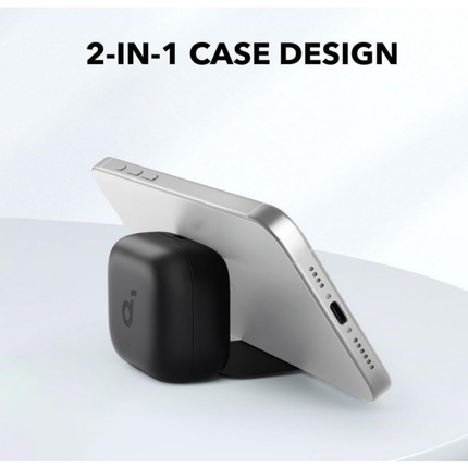 سماعات أذن لاسلكية ساوند كور R50i NC من أنكر – إلغاء ضوضاء نشط 42dB، باس قوي، تشغيل حتى 45 ساعة، مقاومة للماء IP54 – أسود