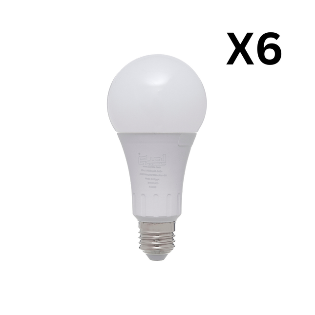 ٦ لمبات ليد ١٥ وات موفرة