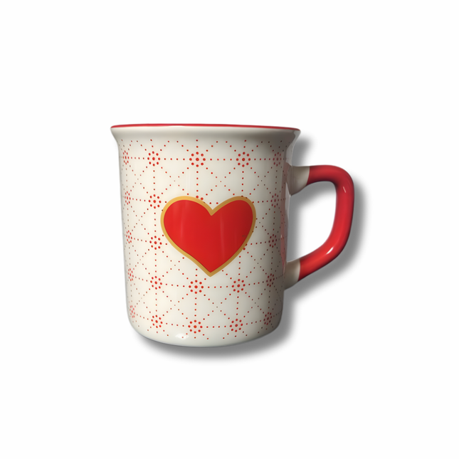 مج سيراميك القلب – تصميم رومانسي لليوميّة والهدايا