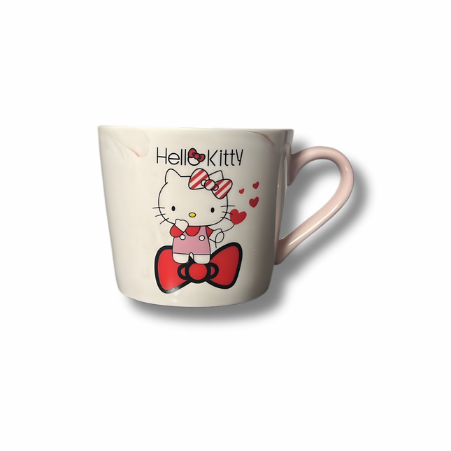 مج هيلو كيتي سيراميك – لون وردي رخامي