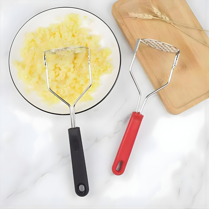 هراسة بطاطس استانلس ستيل بمقبض مريح – للبطاطس والخضار والبقوليات