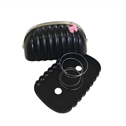 علبة مناديل بغطاء – إطار ذهبي/فضي وتصميم أنيق