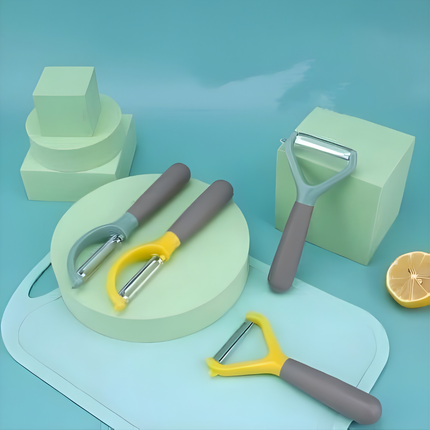 قشارة خضار وفاكهة احترافية بشكل Y – شفرة استانلس حادة ومقبض مريح غير قابل للانزلاق