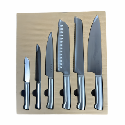 طقم سكاكين سميج  بريميوم – 6 قطع من الستانلس ستيل SMEG