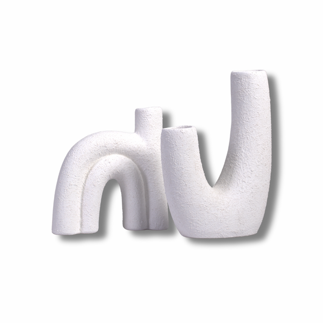 مزهرية ديكور عصرية  (متوفرة باللونين: الأسود و الأبيض)