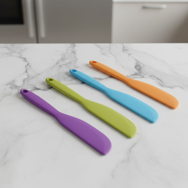 سكين سيليكون مرنة للدهن والتشكيل (لا تخدش التيفال)